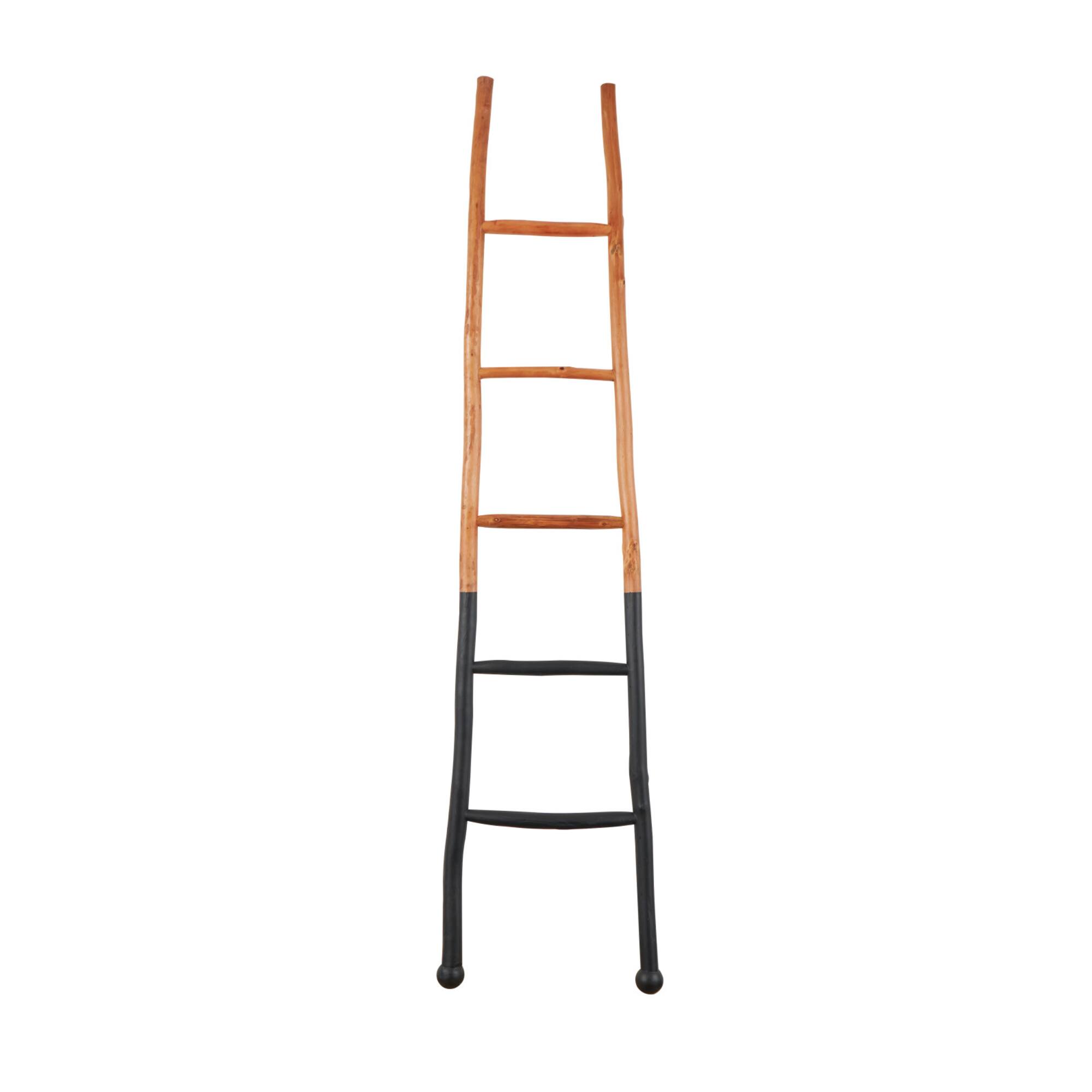6ft. Handmade Slanted Wood Ladder
